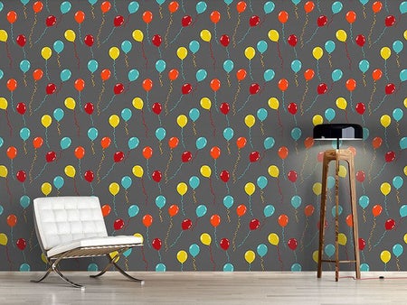 Wall Mural Pattern Wallpaper Party Balloons