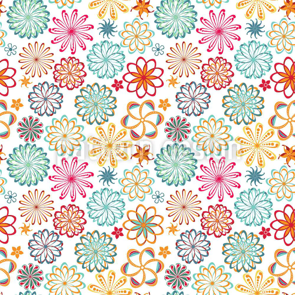 Wall Mural Pattern Wallpaper Mandala Floral