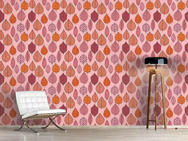 Wall Mural Pattern Wallpaper Leaf Collection