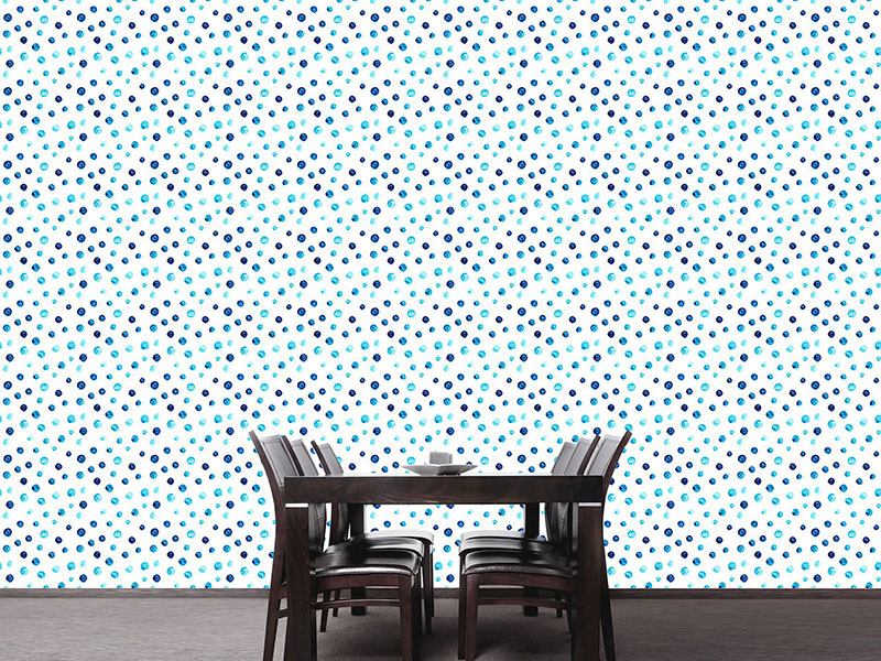 Wall Mural Pattern Wallpaper Little Water Color Dots
