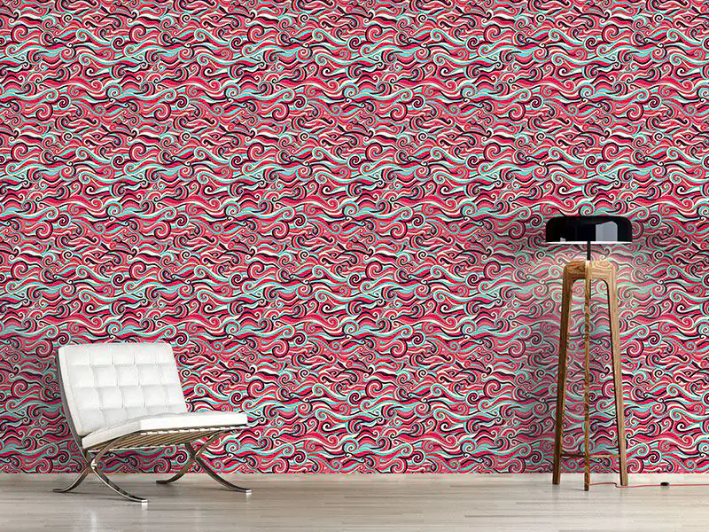 Wall Mural Pattern Wallpaper Gentle Swell