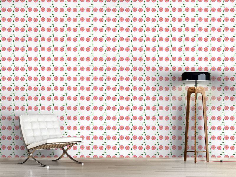 Wall Mural Pattern Wallpaper Retro Bloom