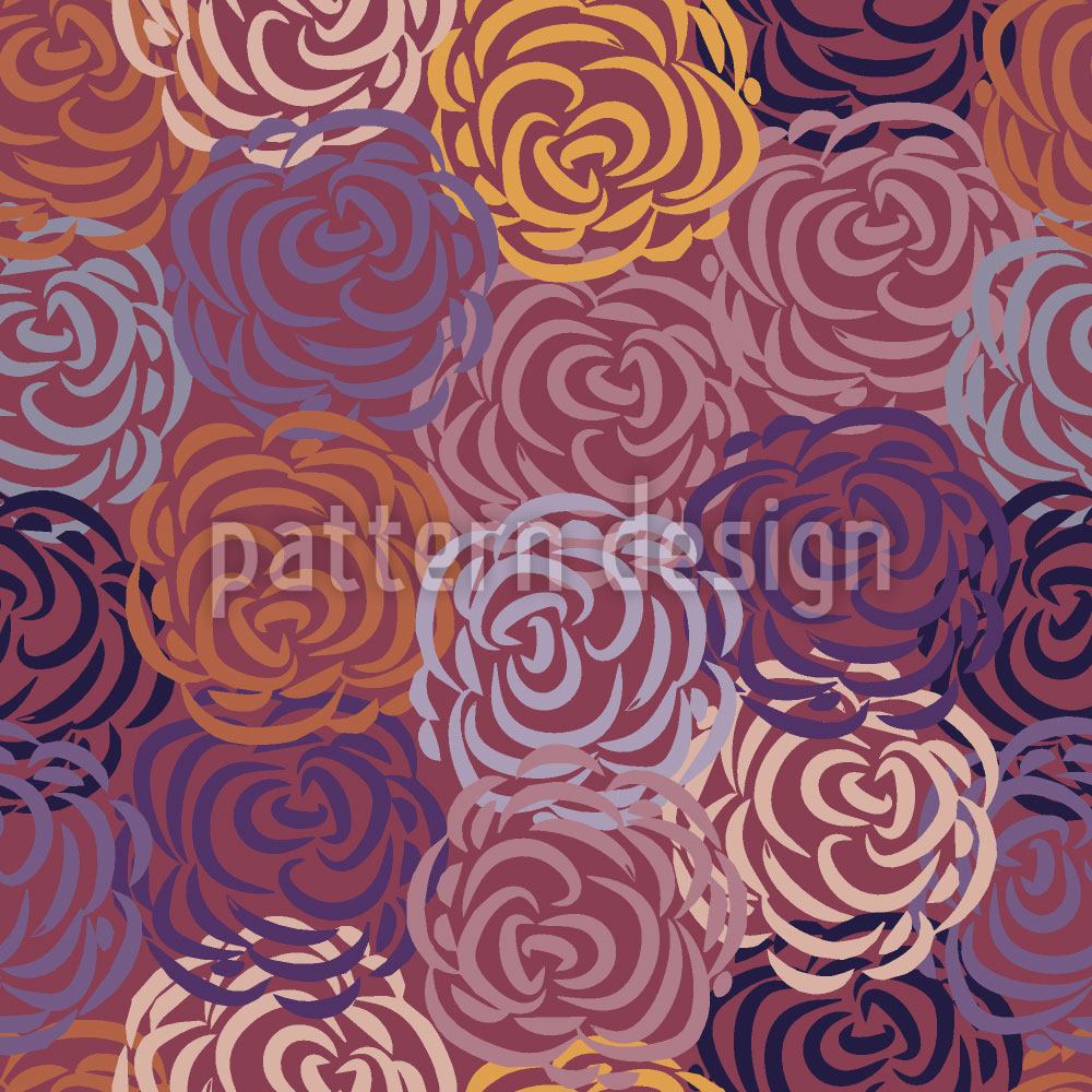 Papier peint design Autumn Roses