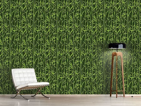 Wall Mural Pattern Wallpaper Big Bamboo