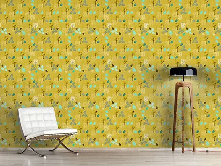 Wall Mural Pattern Wallpaper When The Last Leaves Fall