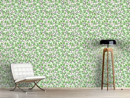 Wall Mural Pattern Wallpaper Fine Branches