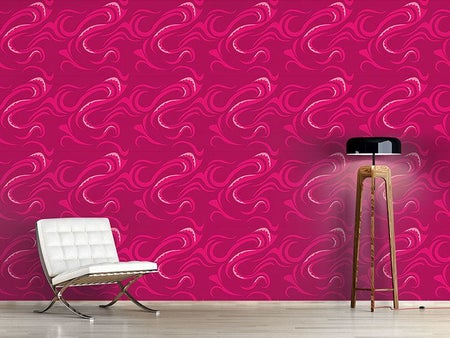 Wall Mural Pattern Wallpaper Paikea Pink