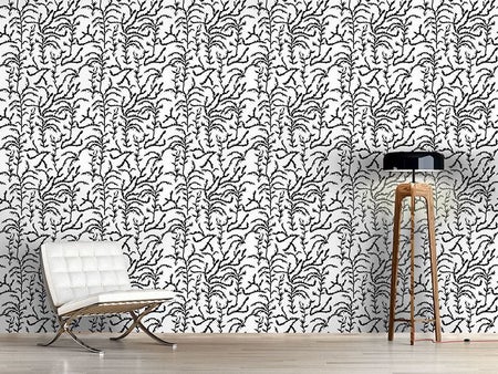 Wall Mural Pattern Wallpaper Cypress Impression