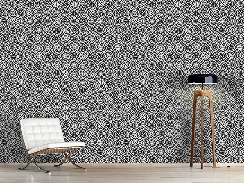 Wall Mural Pattern Wallpaper Psychedelic Circles