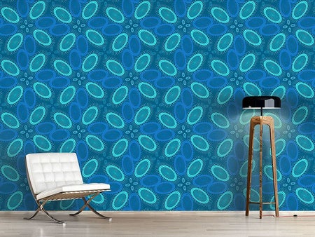 Wall Mural Pattern Wallpaper Deep Sea Spirals