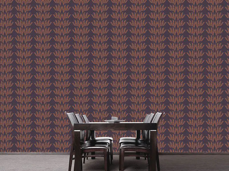 Wall Mural Pattern Wallpaper Dotty Leaves