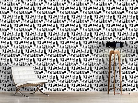 Wall Mural Pattern Wallpaper Music To The World