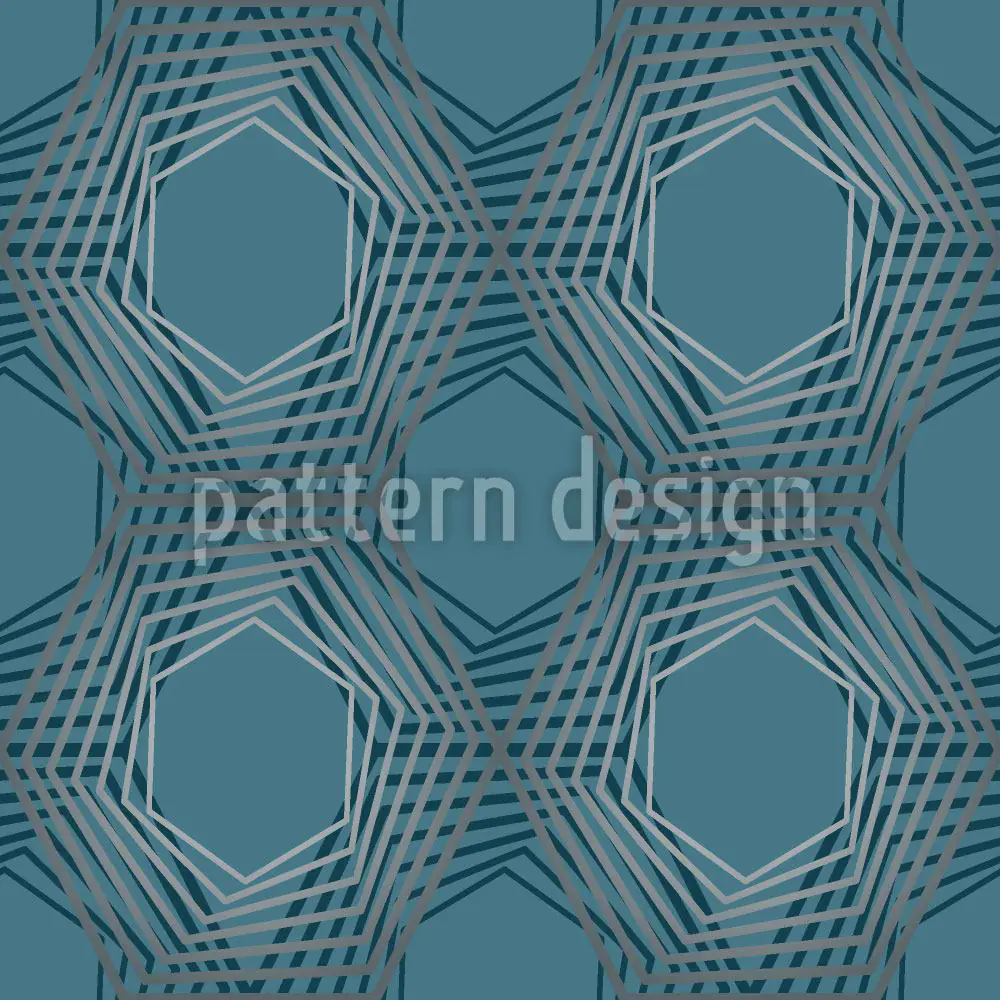 Papier peint design Network Geometry