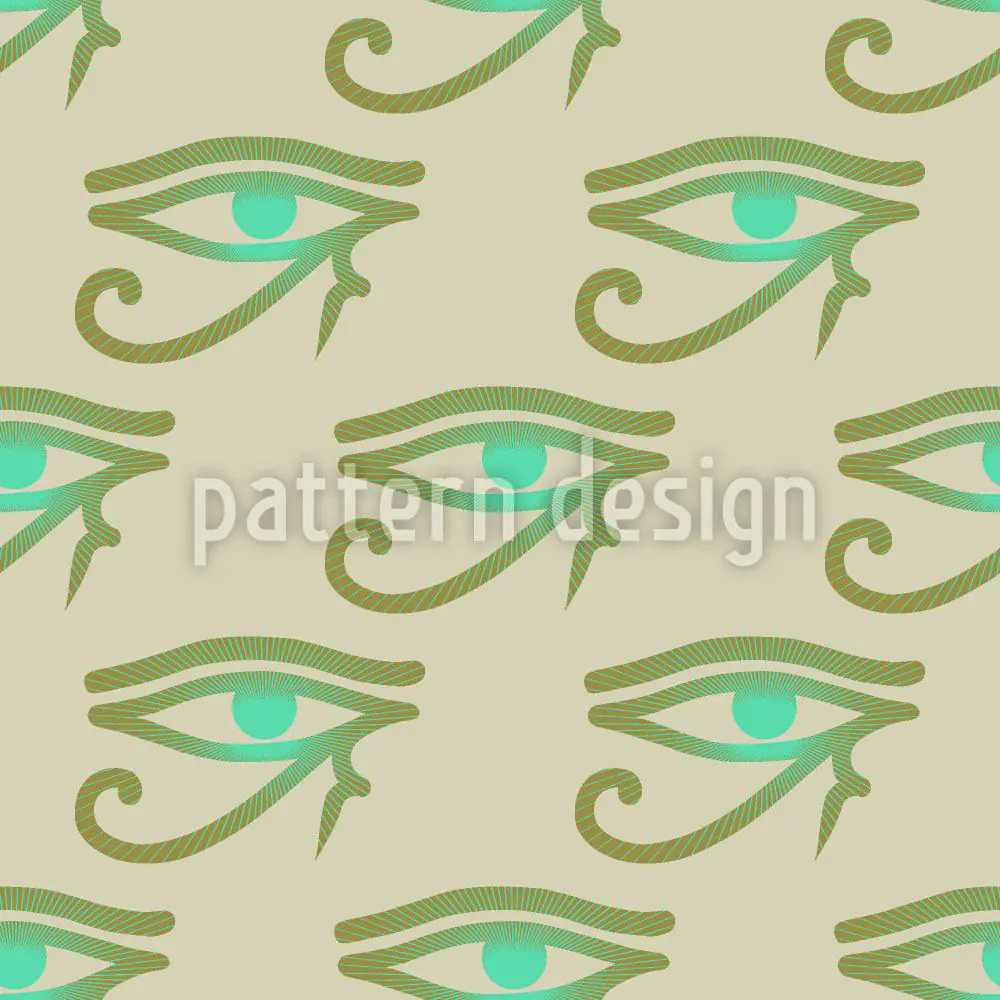 Wall Mural Pattern Wallpaper The Eye Of Horus