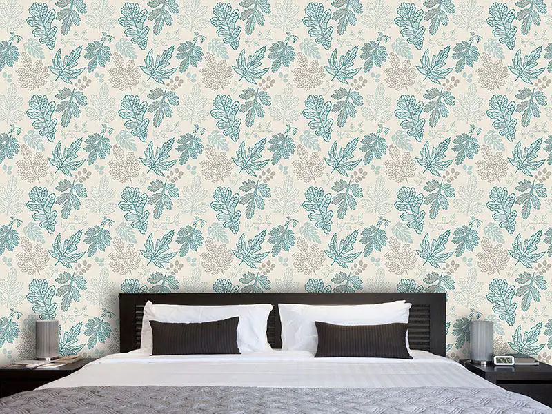 Wall Mural Pattern Wallpaper The Soul Of The Leaves