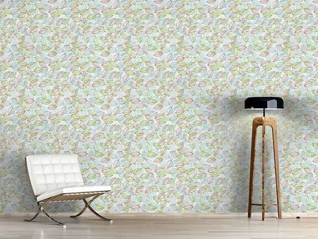Wall Mural Pattern Wallpaper Daydreaming Under The Trees