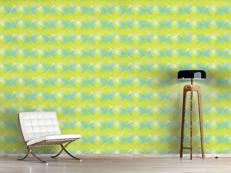 Wall Mural Pattern Wallpaper Sound Art Circles