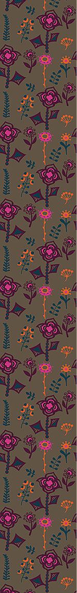 Designmuster Tapete Die Blumen Von Kasachstan