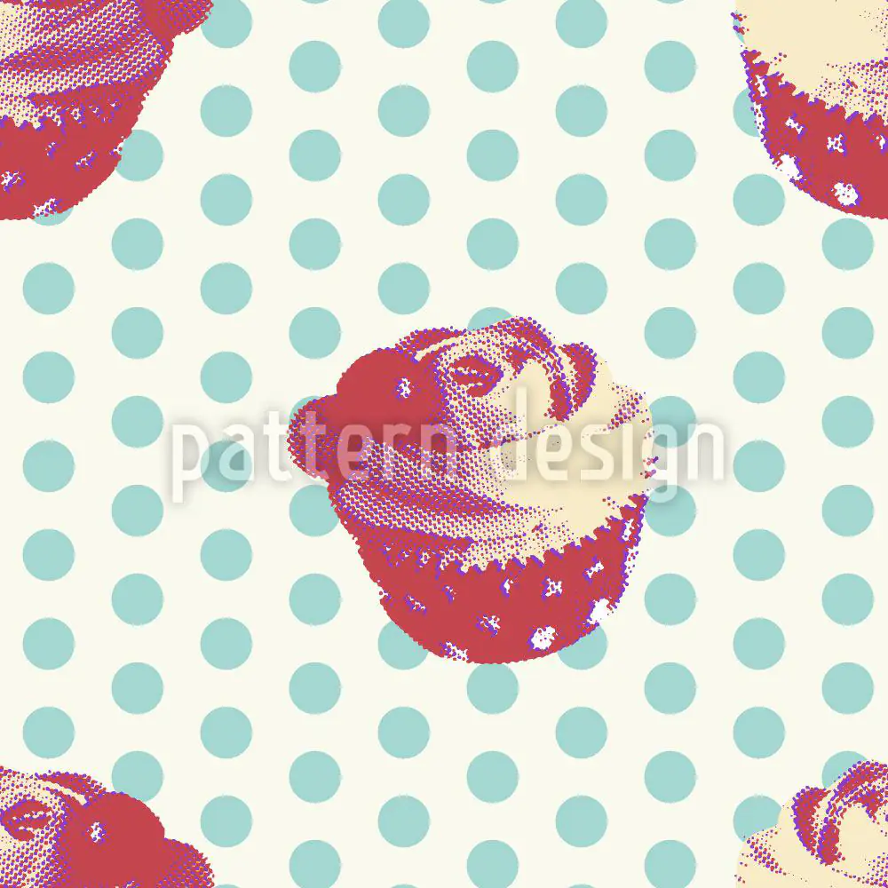 Papier peint design Cupcake Baby
