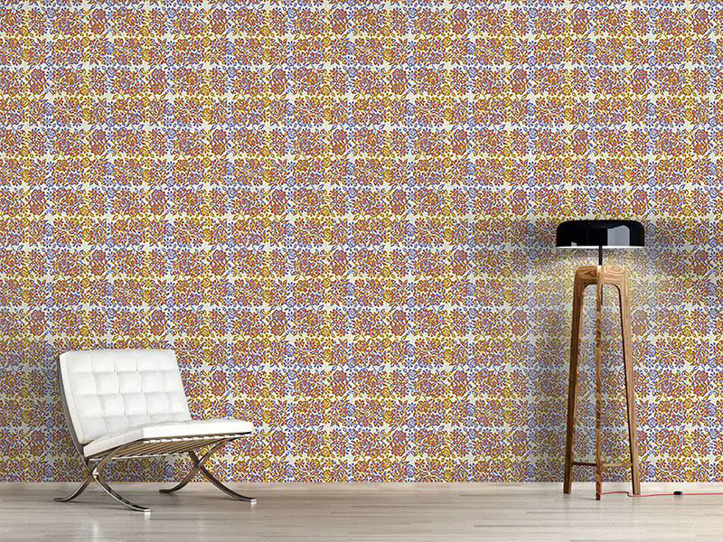 Wall Mural Pattern Wallpaper Pixel Roses