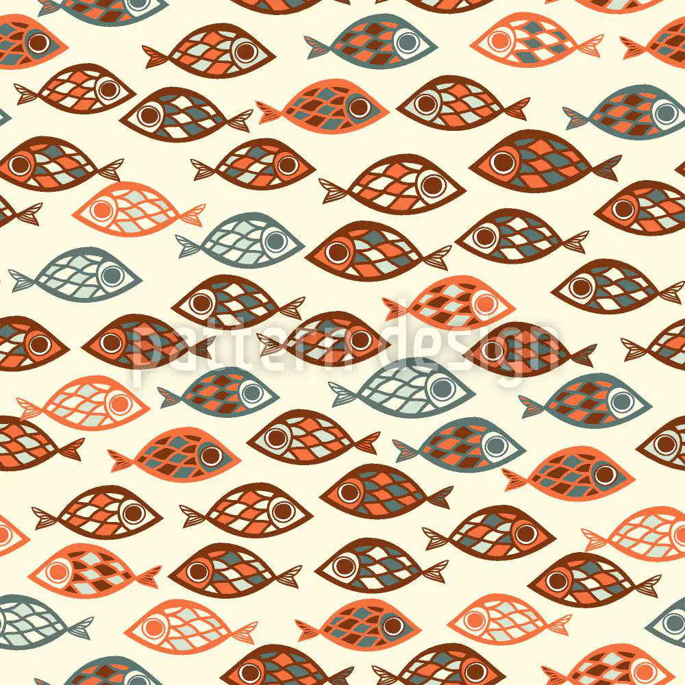 Papier peint design Swarms Of Fish