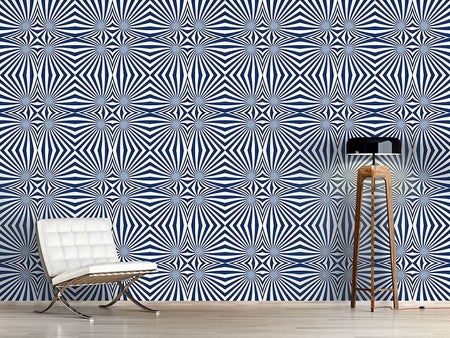 Wall Mural Pattern Wallpaper Navy Hypnosis