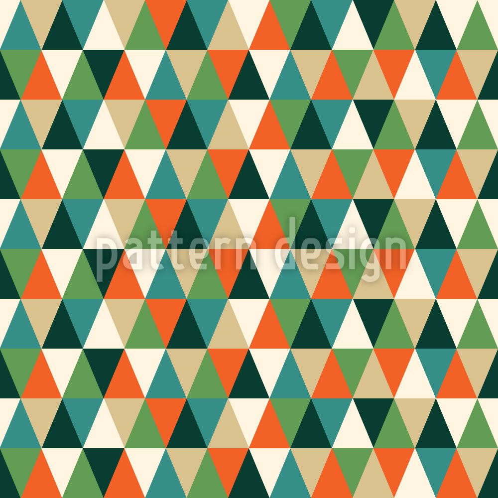 Wall Mural Pattern Wallpaper Trails Of The Triangles