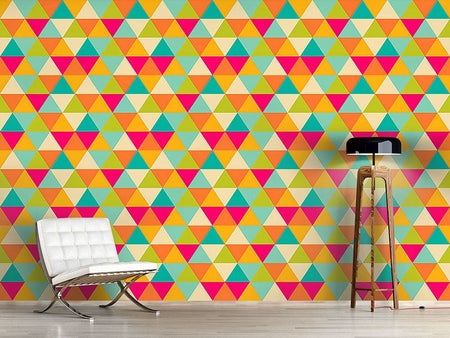 Wall Mural Pattern Wallpaper Triangles