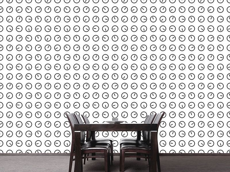 Wall Mural Pattern Wallpaper What Time Is It