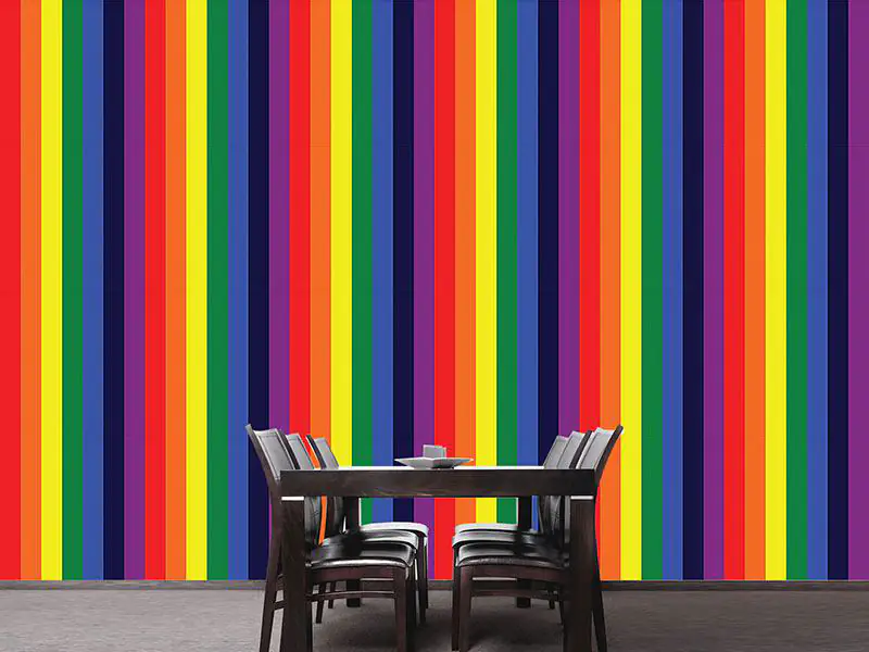 Wall Mural Pattern Wallpaper Healing Rainbow