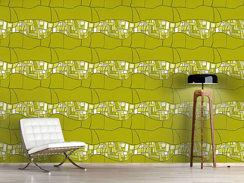 Wall Mural Pattern Wallpaper Stilismo Green