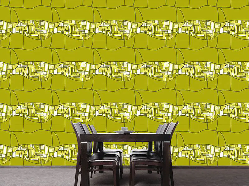 Wall Mural Pattern Wallpaper Stilismo Green