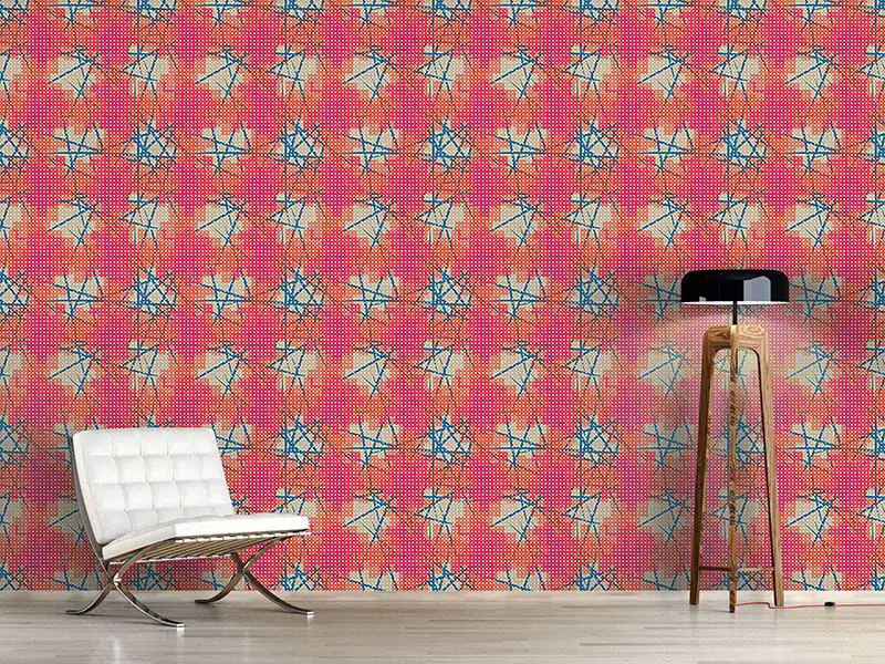 Wall Mural Pattern Wallpaper Pixelated Stains