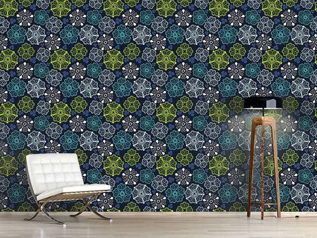 Wall Mural Pattern Wallpaper Moments Of Floral Happiness