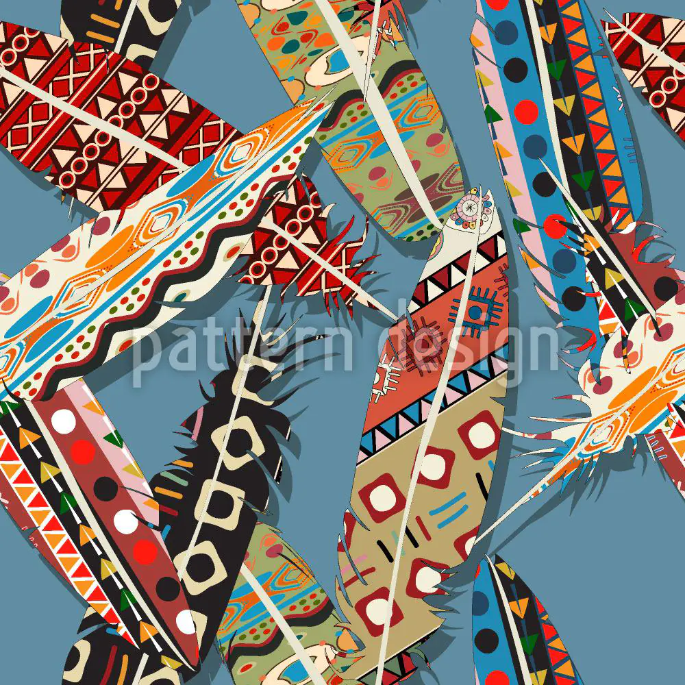 Papier peint design The Feathers Of Winnetou