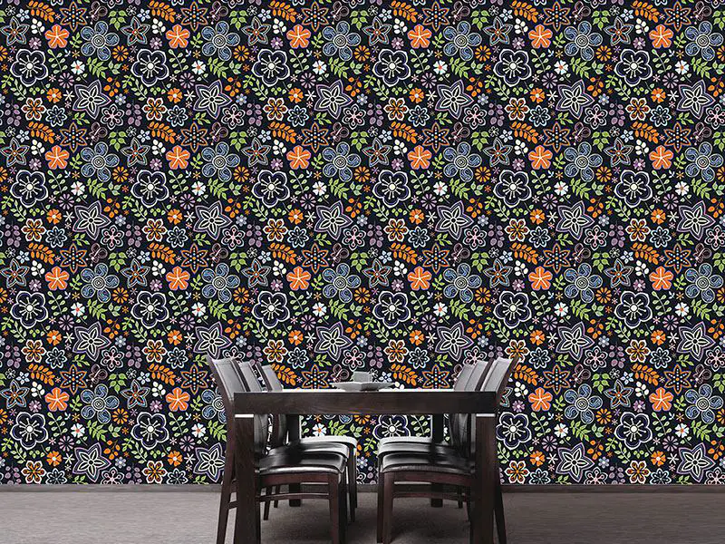 russian pattern wallpaper