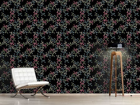 Wall Mural Pattern Wallpaper Flower Choral