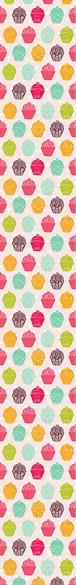 Wall Mural Pattern Wallpaper NY Cupcakes
