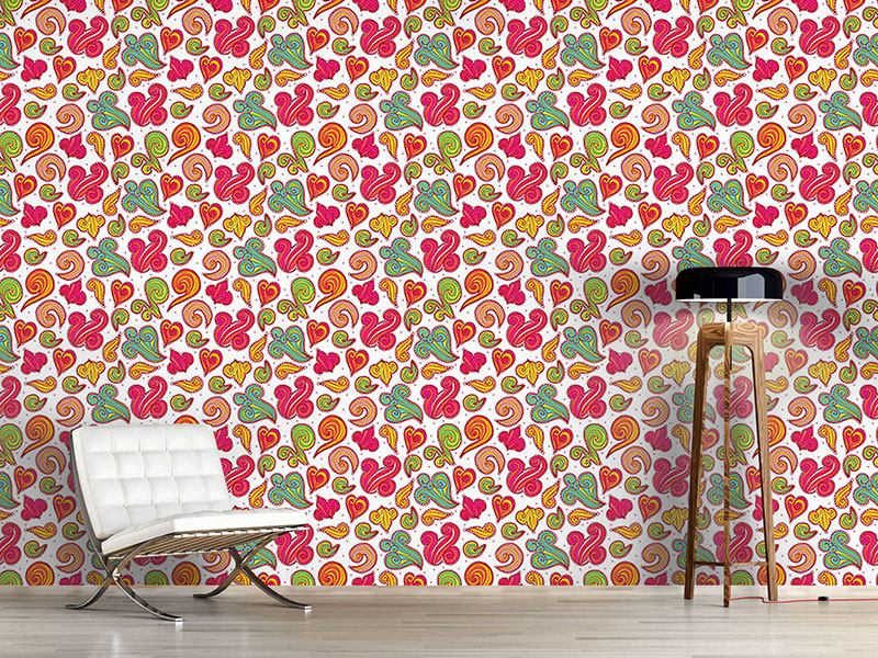 Wall Mural Pattern Wallpaper Sugar Candy