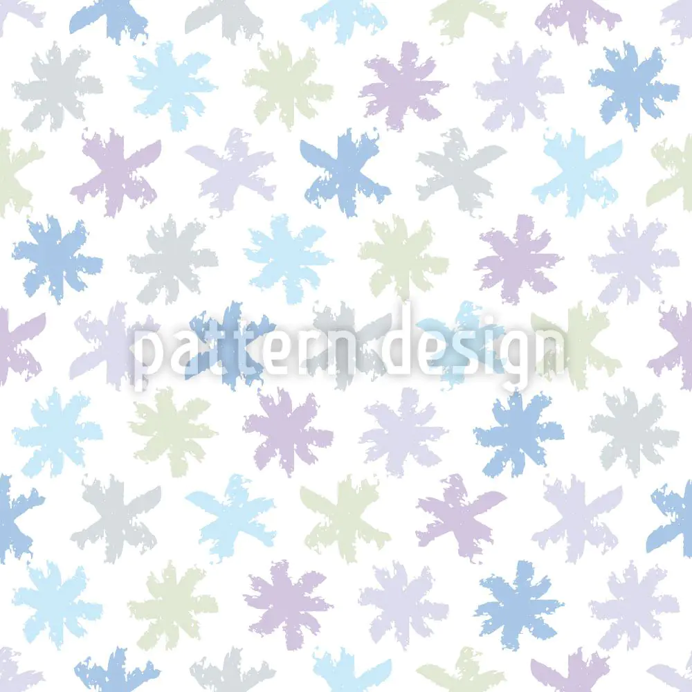 Papier peint design Little Snow Stars