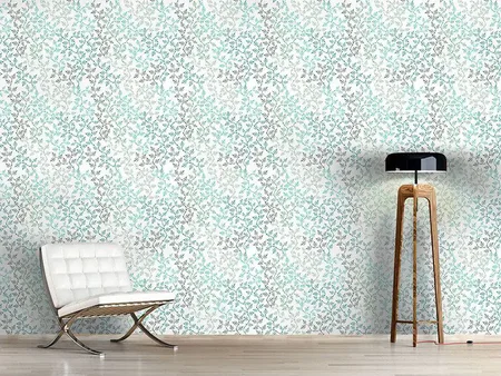 Wall Mural Pattern Wallpaper Winterly Branches