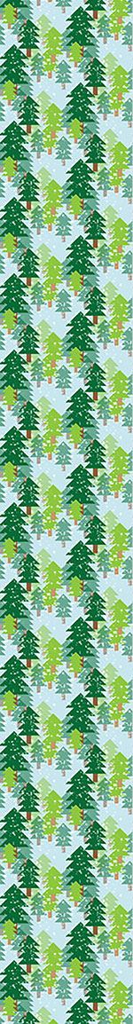 Wall Mural Pattern Wallpaper It Is Snowing In The Fir Forest