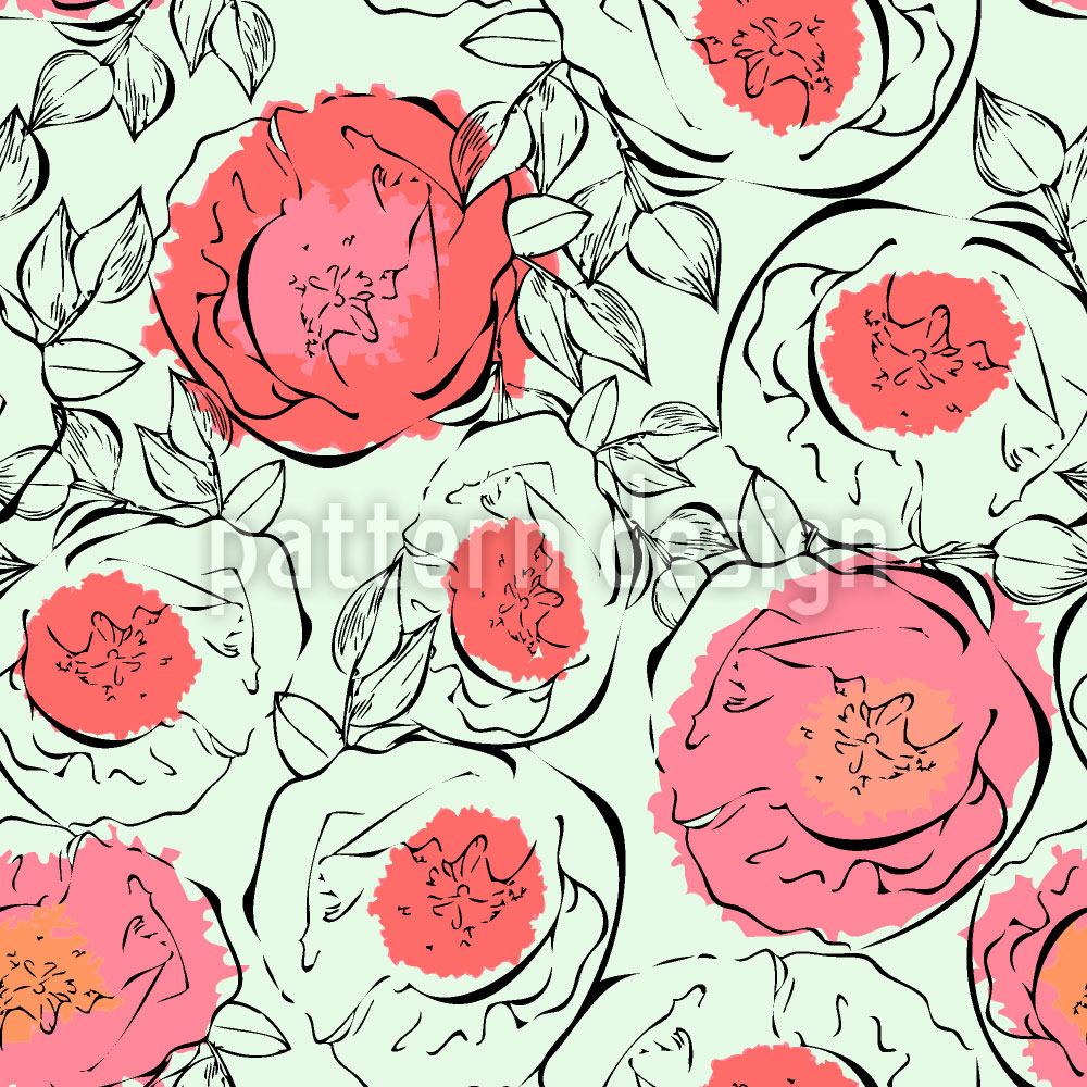 Papier peint design Poppy Flowers