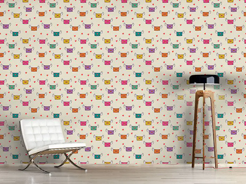 Wall Mural Pattern Wallpaper Today I Send My Love To You
