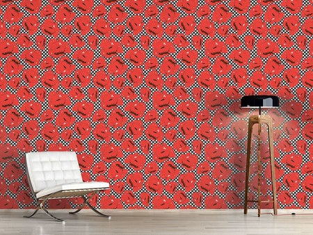 Wall Mural Pattern Wallpaper Poppy Love