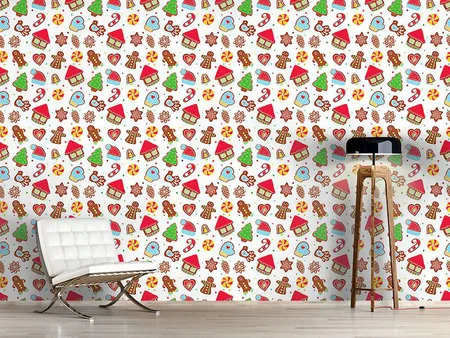Wall Mural Pattern Wallpaper Cookie Jar