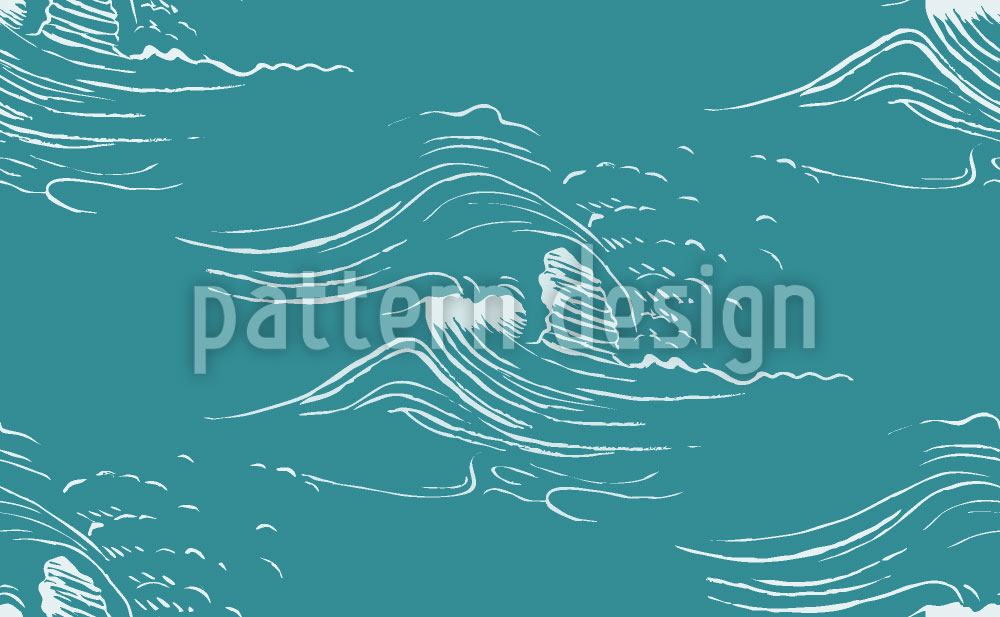 Papier peint design The Tidal Waves