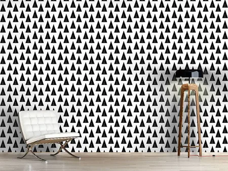 Wall Mural Pattern Wallpaper Trees In The Snow