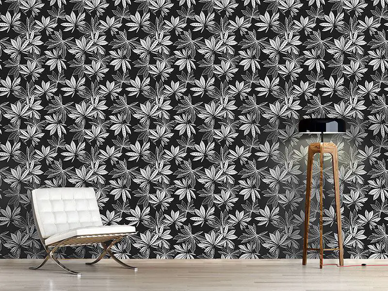 Wall Mural Pattern Wallpaper I Dreamed Of Chestnut Leaves