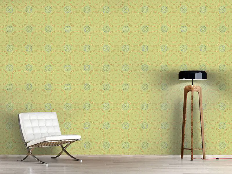 Wall Mural Pattern Wallpaper Echo Circles